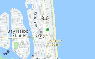 Map of 9705 Collins Ave. 704 North, Bal Harbour, FL 33154, USA