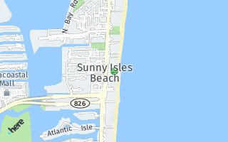 Map of 17001 Collins Avenue 1501, Sunny Isles Beach, FL 33160, USA