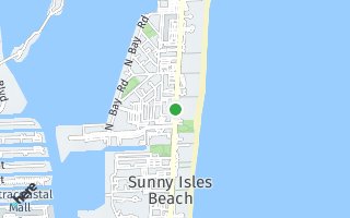 Map of Oceania  16445 COLLINS AV 522, Sunny Isles Beach, FL 33160, USA