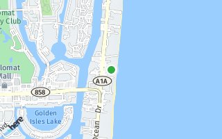 Map of 3801 S Ocean Dr #8Z, HOLLYWOOD, FL 33019, USA