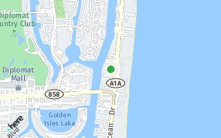 Map of 3800 S Ocean Drive 821, Hollywood Beach, FL 33019, USA