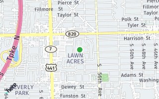 Map of 308 S. 57 Terrace, Hollywood, FL 33023, USA