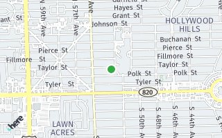 Map of 5320 Taylor St, HOLLYWOOD, FL 33021, USA