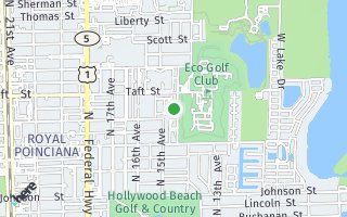 Map of 1553 N 14th Ter, Hollywood, FL 33020, USA