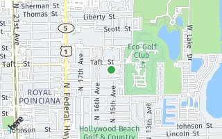 Map of 1623 N 15th Ter, Hollywood, FL 33020, USA