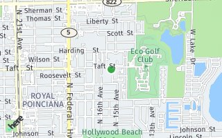 Map of 1644 N 15 Ter, Hollywood, FL 33020, USA