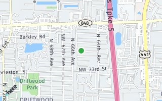 Map of 6457 Meade Street, Hollywood, FL 33024, USA