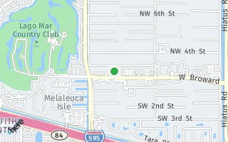 Map of 12201 NW 1 Street, Plantation, FL 33325, USA