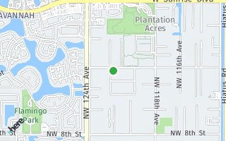 Map of 12140 N.W. 12 Street, Plantation, FL 33323, USA