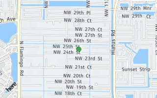 Map of 11610 NW 25 Street, Plantation, FL 33323, USA