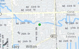 Map of 624 NE 29th Dr. Unit D, Wilton Manors, FL 33334, USA