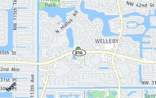 Map of 10672 Lago Welleby Drive, Sunrise, FL 33322, USA