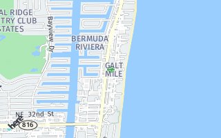 Map of 3700  Galt Ocean Blvd. 1405, Fort Lauderdale, FL 33308, USA
