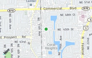 Map of 4511 NE 13 Ave., Oakland Park, FL 33334, USA