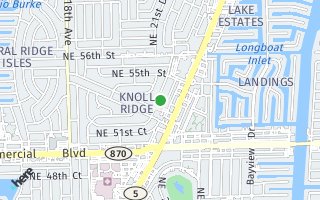 Map of 5408 NE 22 AVENUE, FORT LAUDERDALE, FL 33308, USA