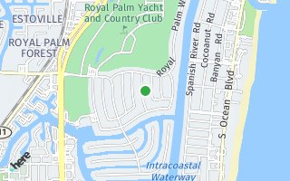 Map of 2280 Queen Palm Road, Boca Raton, FL 33432, USA