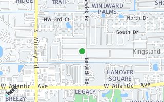 Map of 4534 Frances Dr, Delray Beach, FL 33445, USA