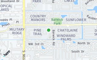 Map of 598  Nw 45th, Delray Beach, FL 33445, USA