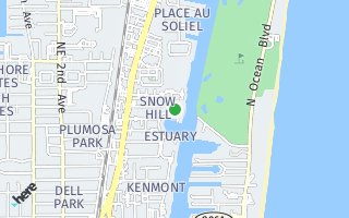 Map of 634 Allen Ave., Delray Beach, FL 33483, USA