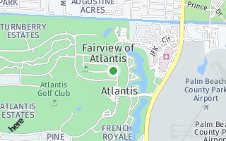 Map of 204  Gleneagles Dr, Atlantis, FL 33462, USA