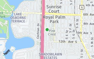 Map of 912 S Ridge Street, Lake Worth, FL 33460, USA