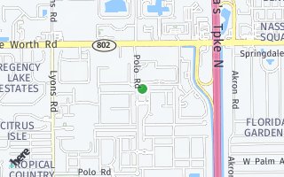 Map of 4464 San Fratello Circle, Lake Worth, FL 33467, USA