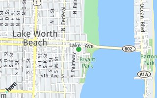 Map of 1 South Lakeside Drive D1, Lake Worth, FL 33460, USA