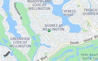 Map of 12708  Shoreline Dr # F, Wellington, FL 33414, USA