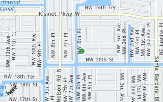 Map of 610 NW 21st St, Cape Coral, FL 33993, USA