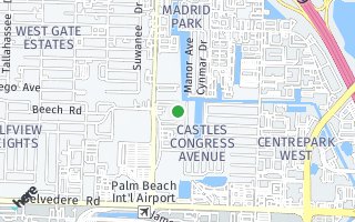 Map of 1950 N Congress Avenue 105, West Palm Beach, FL 33401, USA