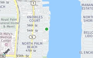 Map of 5600 N Flagler Drive Ph107, West Palm Beach, FL 33407, USA