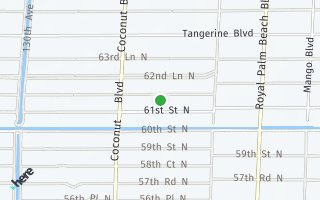 Map of 12274 61st Lane N, West Palm Beach, FL 33412, USA