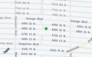 Map of 16875  68th Street N, Loxahatchee, FL 33470, USA