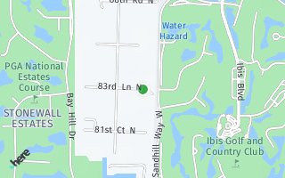 Map of 11095  83rd Lane, West Palm Beach, FL 33412, USA