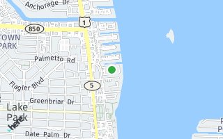Map of 1050 Lake Shore Drive 203, Lake Park, FL 33403, USA