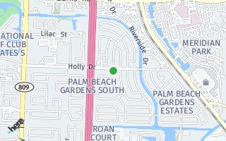 Map of 9985  Dahlia Avenue, Palm Beach Gardens, FL, USA