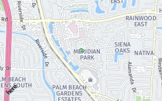 Map of 3251  Meridian Way S D, Palm Beach Gardens, FL 33410, USA