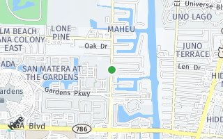 Map of 2416 S Wallen Drive, Palm Beach Gardens, FL 33410, USA