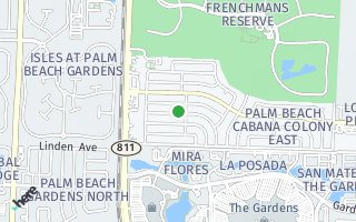 Map of 3739 Dunes Road, Palm Beach Gardens, FL 33410, USA