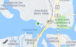 Map of 50 E Riverside Drive, Jupiter, FL 33469, USA