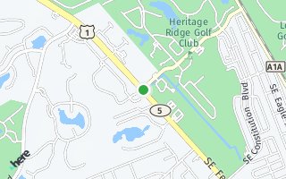 Map of US 1 and Heritage Blvd., Hobe Sound, FL 33455, USA