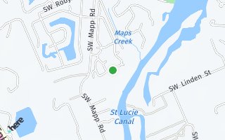 Map of 5320 SW Landing Creek, Palm City, FL 34990, USA