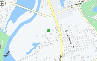 Map of 233 SW Otter Run Place, Stuart, FL 34997, USA