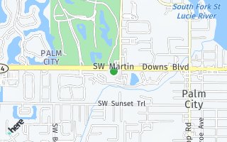 Map of 2025 SW Silver Pine Way B2, Palm City, FL 34990, USA