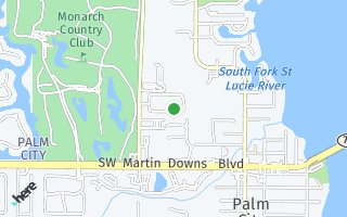 Map of 1711  SW Shady Lake Terrace, Palm City, FL 34990, USA