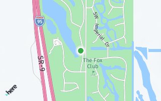 Map of 1328  SW Squire Johns Lane, Palm City, FL 34990, USA