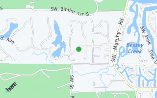 Map of 3750 SW Canoe Creek Ter, Palm City, FL 34990, USA