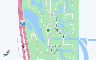 Map of 1219 SW Squire Johns LN, Palm City, FL 34990, USA