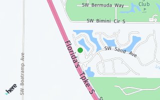 Map of 481 SW Sun Circle, Palm City, FL 34990, USA