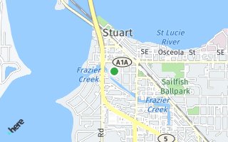 Map of 428 SW Akron Avenue, Stuart, FL 34994, USA